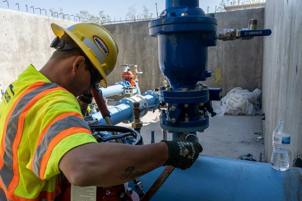 Duchesne Pipeline Improvement pipe installation