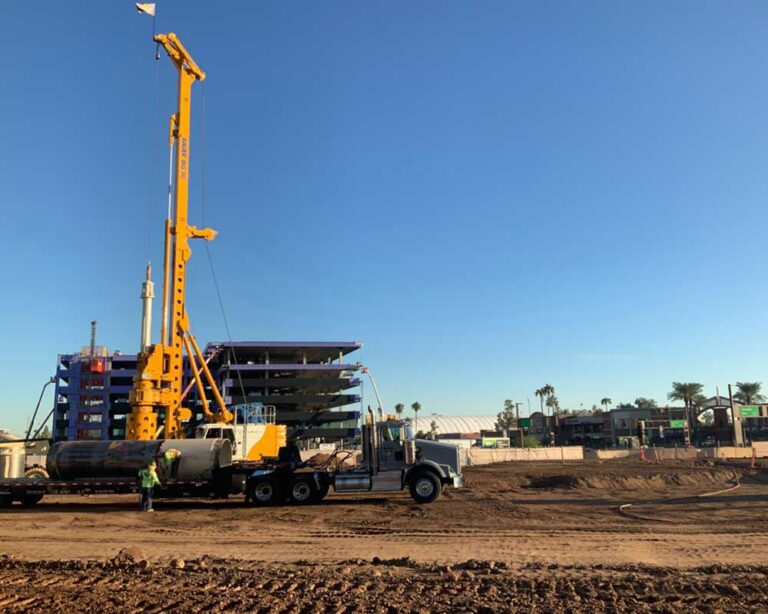 Arizona State University Job Site drilling