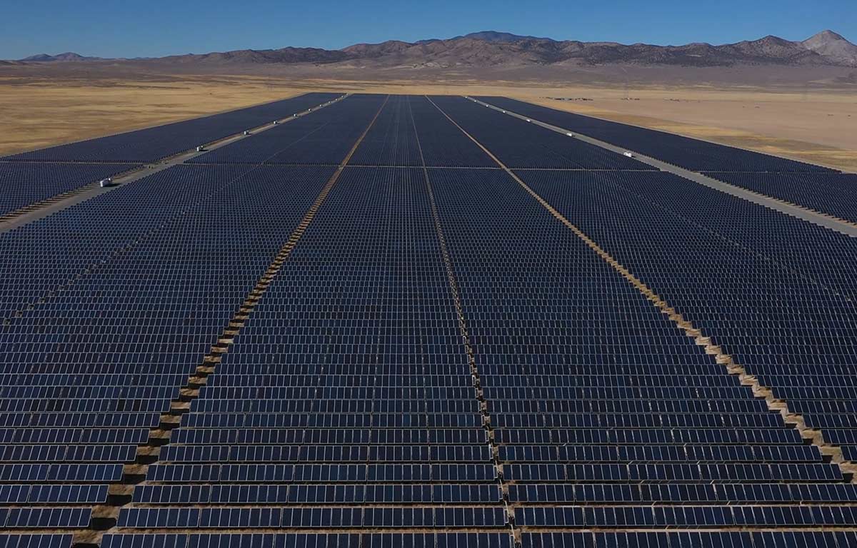 Milford Solar farm on 6,480 acres
